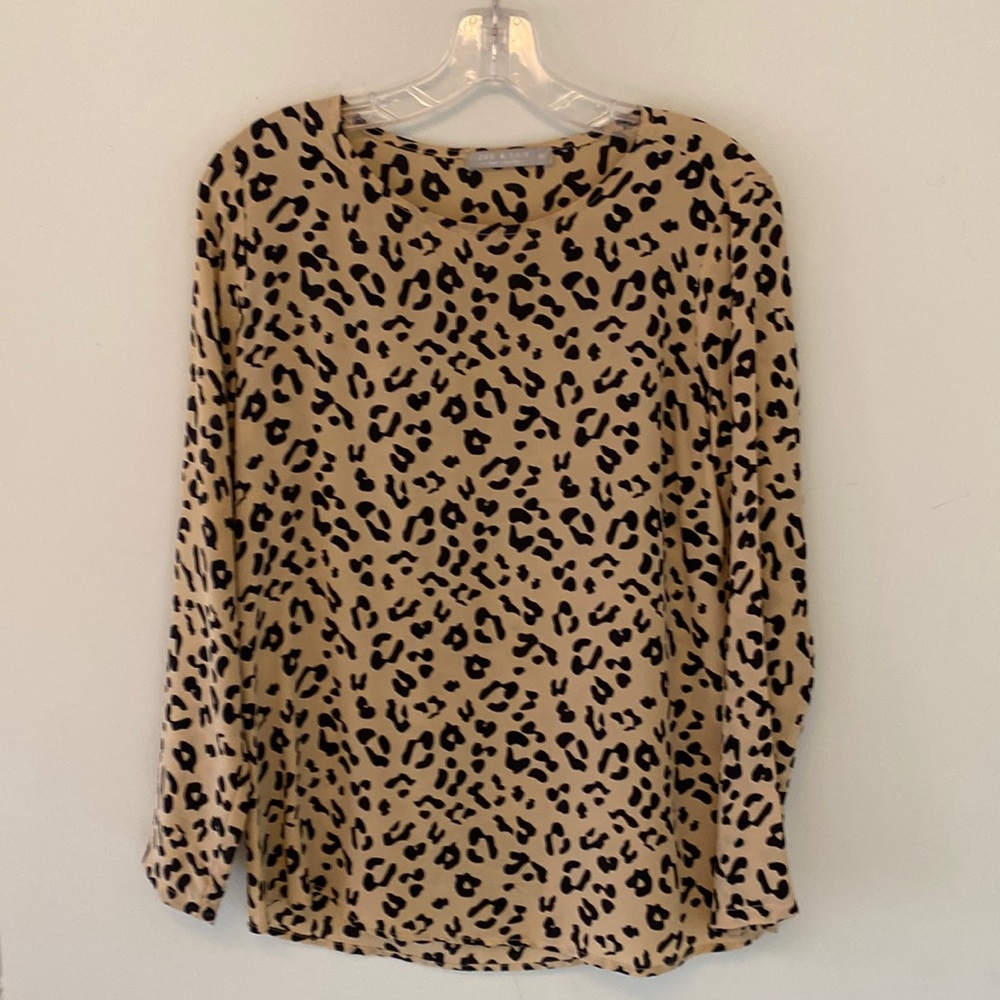 ZOE AND SAM SILK CHEETAH PRINT TOP🌟